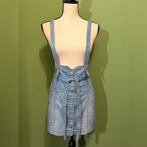 Light Blue Denim Women's Overalls